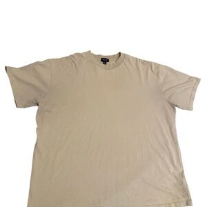 BoohooMAN Oversized Beige T-Shirt Minimalist Neutral Streetwear Tee Men’s L